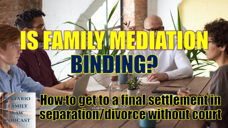 62. Is Family Mediation Binding?