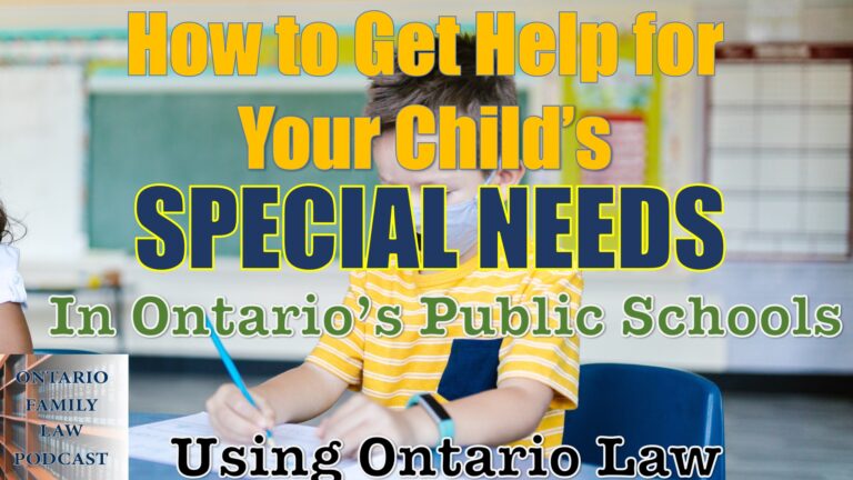 65. How to Get Help for Your Child’s Special Needs in Ontario Public Schools