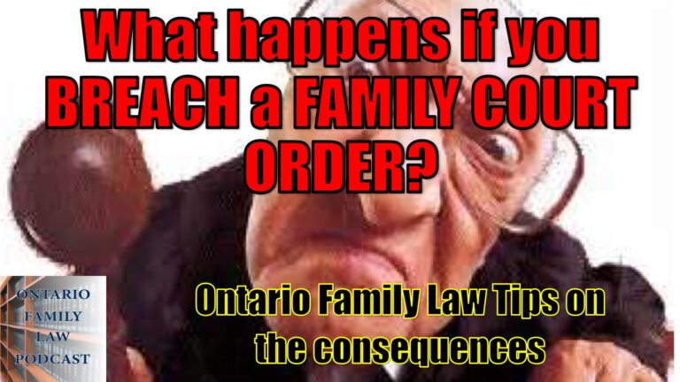 77. What Happen if You Breach a Family Court Order