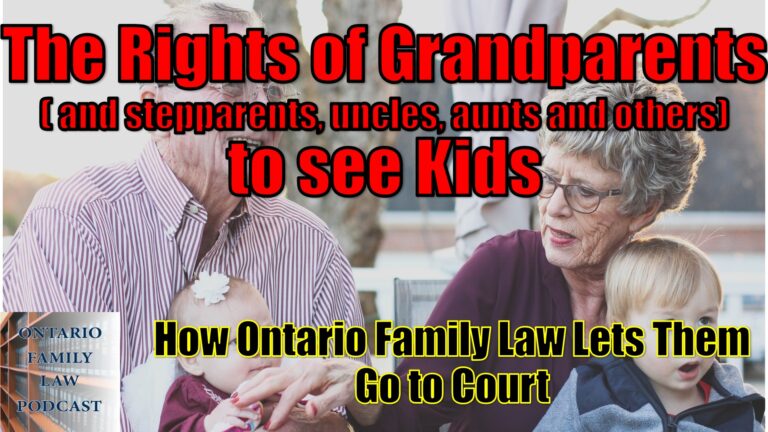 78. The Rights of Grandparents and other family Members to See Kids