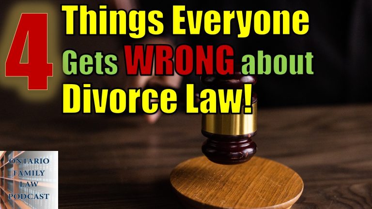 85 – 4 Things That People Get Wrong about Divorce Law
