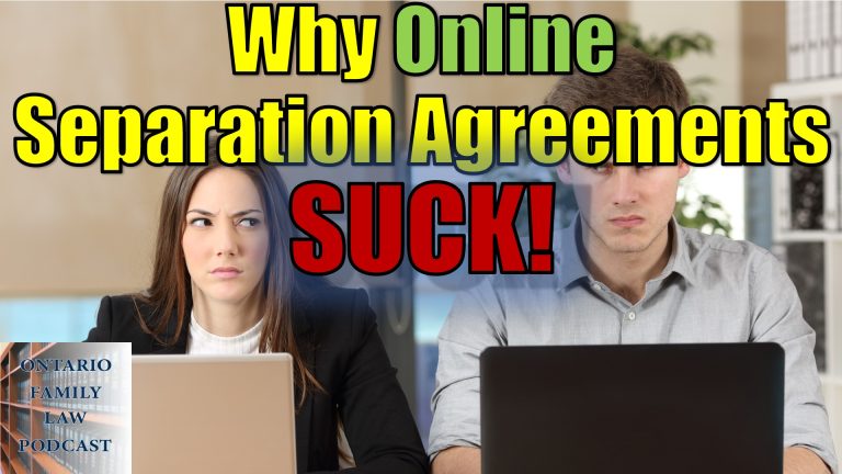 86 – Online Separation Agreements Can Have Many Critical Legal Errors