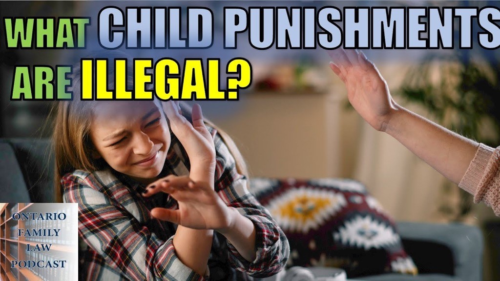 What types of child punishments are against the law