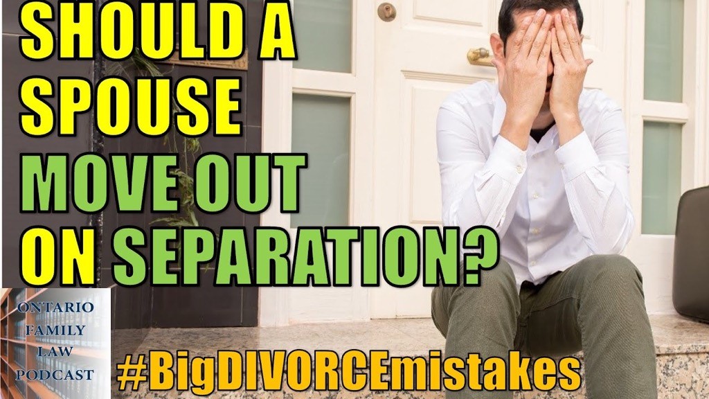 Should a spouse move out on separation thumbnail